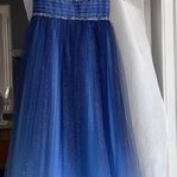 Midnight Blue Prom Dress - Picture 4 of 5